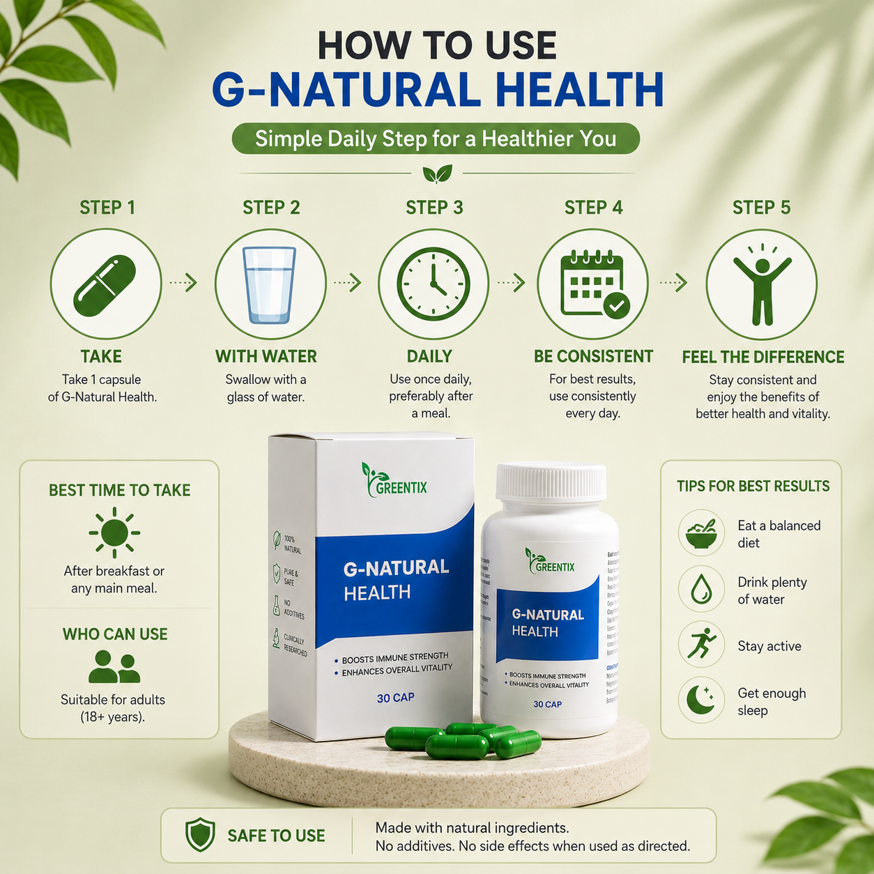 G-Natural Health - Natural Immunity Booster Capsules