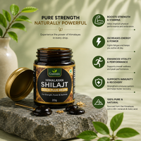 Himalayan Shilajit Gold Plus Resin 20g -For Strength Power Stamina