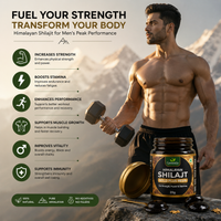 Himalayan Shilajit Gold Plus Resin 20g -For Strength Power Stamina
