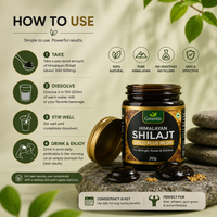 Himalayan Shilajit Gold Plus Resin 20g -For Strength Power Stamina