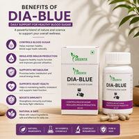 Greentix DIA-BLUE Capsules 100% Ayurvedic Diabetes Care