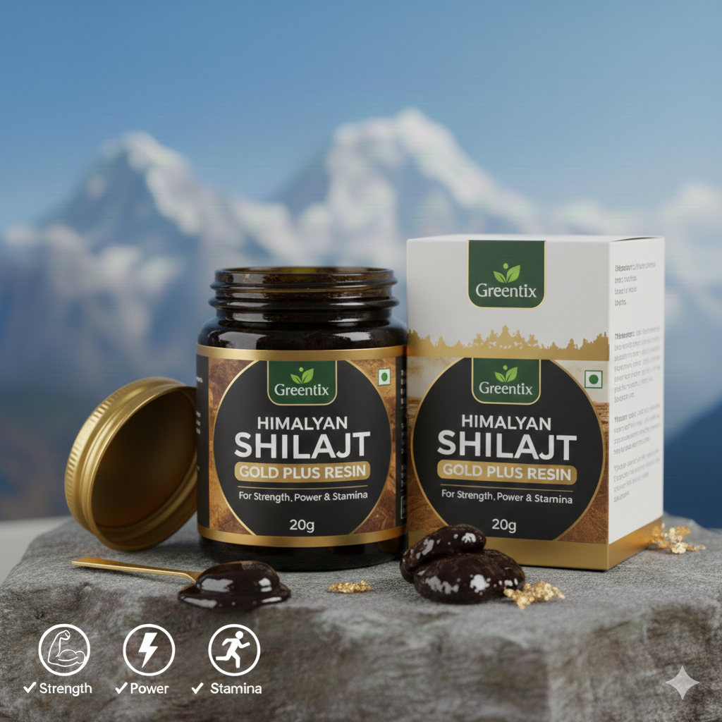 Himalayan Shilajit Gold Plus Resin 20g -For Strength Power Stamina