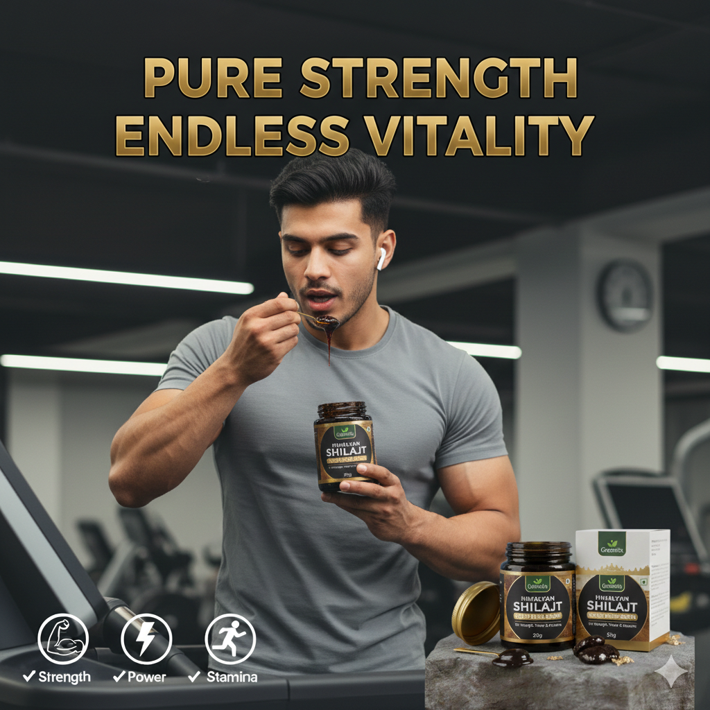 Himalayan Shilajit Gold Plus Resin 20g -For Strength Power Stamina